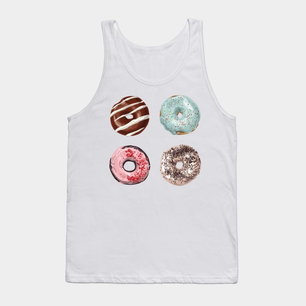 Donuts Tank Top by Digster